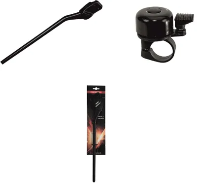 Produktbild von Pletscher ESGE Comp 18 Hinterbauständer 28 Zoll 18 mm Schwarz inkl. Fahrradklingel