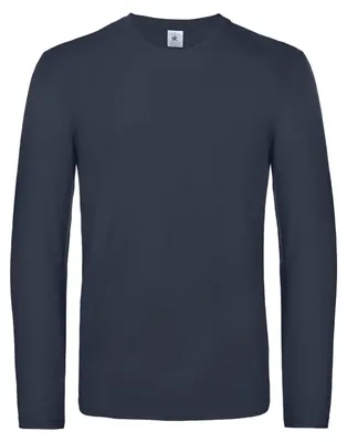 Produktbild von B&C - "#E190" T-Shirt für Herren Langärmlig FK2970 (XXL) (Marineblau)