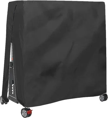 Obrázek produktu pro Ochranná plachta na stolní tenis – voděodolná – 210D Oxford – univerzální plachta – 165 x 70 x 185 cm – černá