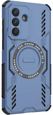 Produktbild von Handyhülle für Galaxy A57 5G, Techsuit ArmorMag Case, Blau-Schwarz