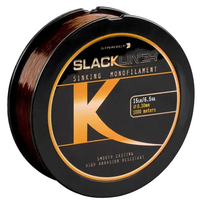 Produktbild von Strategy Slackliner Monofilament 1000m - Karpfenschnur, Durchmesser/Tragkraft:0.30mm / 15lbs / 6.5kg Tragkraft