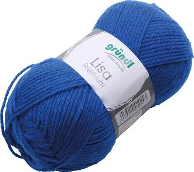 Image de 50 g de Gründl Lisa Premium Uni 35 Bleu royal