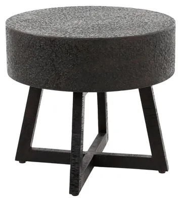 Immagine prodotto di Tavolino FURNLUX ingombrante Ferro Nero 50 cm / Colore principale: nero / Dimensioni: 50 x 46 x 50 cm