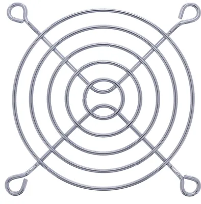Immagine prodotto di InLine® Griglia del ventilatore in metallo, cromata, 80x80 mm