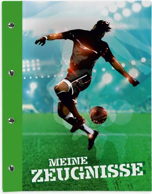 Obrázok produktu pre itenga Mapa na vysvedčenia A4 so skrutkovacím uzáverom, motív futbal