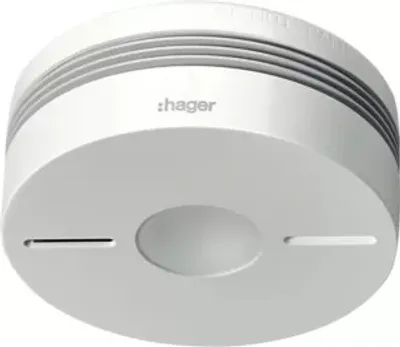 Produktbild von HAGER TG551A Funk-Dualwarnmelder Komfort Q, weiß (TG551A)
