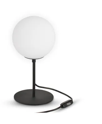 Zdjęcie produktu dla Lampka Nocna Stołowa Biurkowa Full Globe Glass 561-L1 G9 Biała kula LED