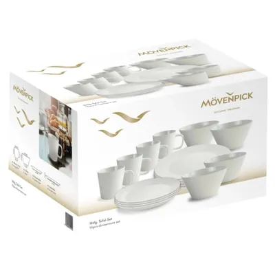 Produktbild von Mövenpick Kombiset 16 teilig weiß