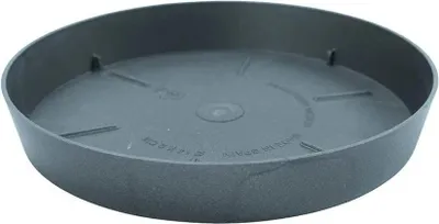 Zdjęcie produktu dla Taca PLASTIKEN 14 cm - do doniczki 18 cm - antracytowa