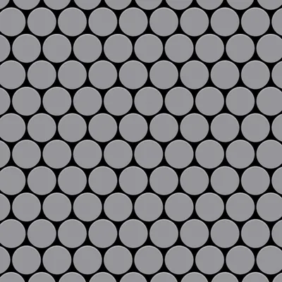 Produktbild von Mosaik Fliese massiv Metall Edelstahl matt grau 1,6mm stark Dollar-S-S-MA