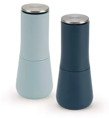 Image de Joseph Joseph Milltop Set de moulins poivre & sel, bleu