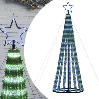 Obrázok produktu pre LED vianočný stromček 275 LED modré 180 cm