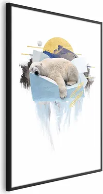 Produktbild von Posterpapier Poster - Polar Bear 29.7x42 cm Tiere g-C-0132-ao-a