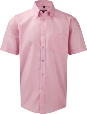 Produktbild von Russel Europe absolut bügelfreies Herren Kurzarm Hemd, Größe:2XL/18, Farbe:Bright Sky