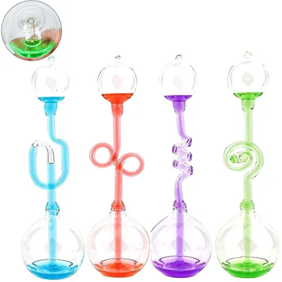 Produktbild von 4er-Set Handboiler aus Glas – Wissenschaftsspielzeug für Kinder, Energieübertragung, Thermometer-Spirale, Experimentier-Spielzeug, Museum & Geschenk