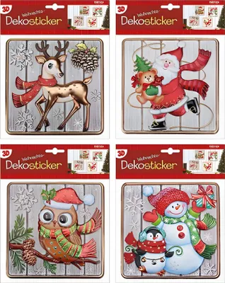 Produktbild von Trötsch Weihnachts Dekosticker 3D