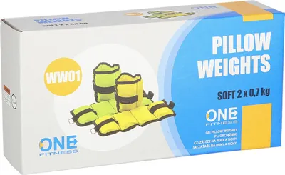 Obrázok produktu pre Závažia vankúša 2 x 0,7 kg, žltá