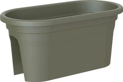Produktbild von artevasi© VENEZIA Jardiniere Geländerkasten Dry Green olivgrün 60 cm - Kunststoff