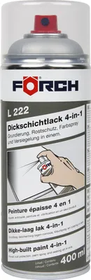 Produktbild von FÖRCH L222 Dickschichtlack 4in1 RAL 9006 SILBER 400ml Grundierung Rostschutz Versiegelung