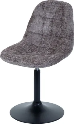 Produktbild von Esszimmerstuhl | HxBxT 83x47x43cm | Sitzhöhe 47cm | Stahl  Stoff/Textil Chenille | Braun | Küchenstuhl Stuhl Drehstuhl