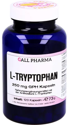 Productafbeelding van L-Tryptofaan 250mg, 120 stuks