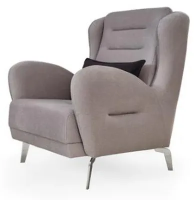 Produktbild von Luxus Sofagarnitur 331 Sitzer Dreisitzer Sofa Sessel Stoff Grau Modern