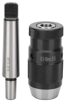 Immagine prodotto di Mandrino di serraggio rapido con cono Morse per trapano a colonna, MT3-B16, per punte da 0,5-16 mm