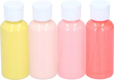 Image de Artico - Coffret de 4 couleurs de peinture acrylique pastel en tubes de 80 ml (Coffret 1)