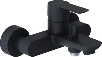 Produktbild von LAUFEN Badewannenarmatur Aufputz LIDA schwarz matt HF503260198630