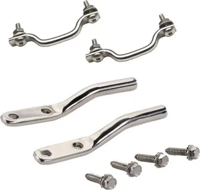 Produktbild von Fangbandhalter Set Edelstahl Jeep CJ + Wrangler 76-96