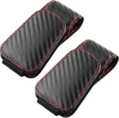 Productafbeelding van Famanu brilhouder voor auto zonneklep – Set van 2 magnetische houders