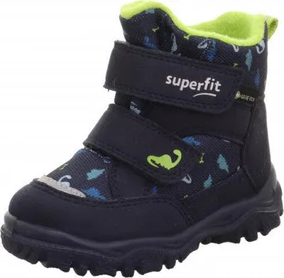 Produktbild von Superfit HUSKY1 Winterstiefel gefüttert Outdoorschuhe Kinder blau/hellgrün 20