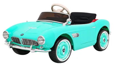 Image de BMW 507 Voiture électrique rétro pour enfants Vert + Audio-LED + Télécommande +  + EVA + Démarrage