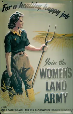 Produktbild von Blechschild Nostalgieschild Women's Land Army England