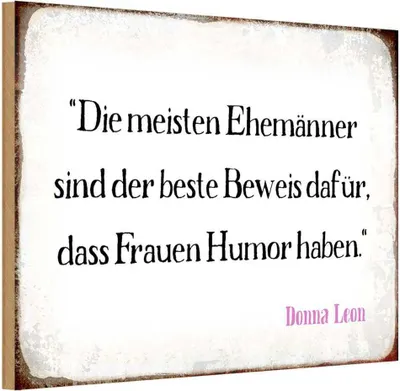 Produktbild von vianmo Holzschild 12x18 cm Ehemänner beste Beweis Frauen Dekoration