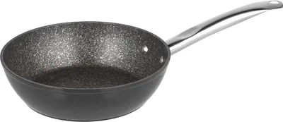 Produktbild von Michelino Marie Profi Wokpfanne, 28 cm max. Durchmesser, Aluminium, Induktionsherd-geeignet, Antihaftbeschichtung