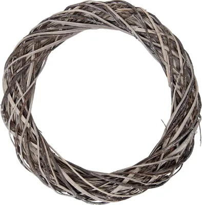 Obrázok produktu pre Vianočný veniec z hnedo-béžového ratanu, priemer 50 cm – Clayre & Eef