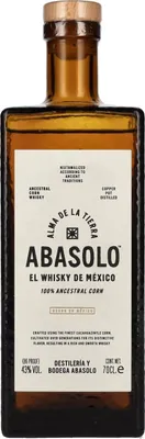 Produktbild von Abasolo el Whisky de México Corn Whisky 43% Vol. 0,7l