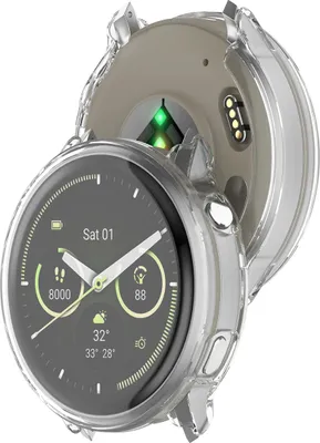 Produktbild von Schutzhülle für Garmin Venu 4 45 mm, Bizon Case Watch Felipe, Transparent