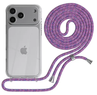 Produktbild von EAZY CASE Handykette mit Hülle für Apple iPhone 17 Pro Max Backcover Handykette, zum Umhängen in Bunt
