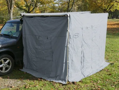 Produktbild von Seitenwände zur Fahrzeug-Markise (250x200x210 cm, grau)