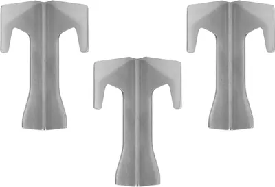 Image de 3 Pcs Barbecue Fire Plate Spacer Stainless Steel BBQ Pan Gasket Holder Grill Mat Support Stand