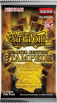 Produktbild von Yu-Gi-Oh! Quarter Century Stampede Booster Englisch