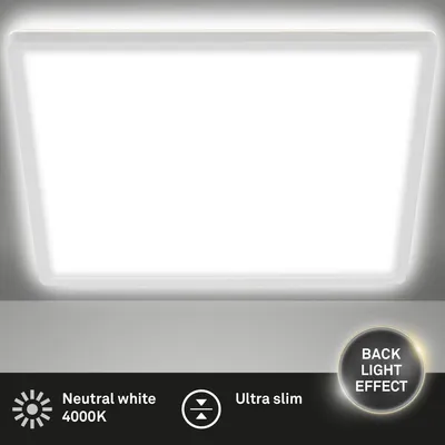 Obrázek produktu pro LED panel Briloner SLIM 18 W 2400 lm 4000 K 29,3 x 29,3 cm bílý