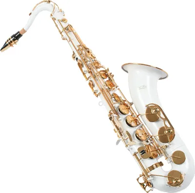 Produktbild von Karl Glaser Tenor Saxophon Weiss + Gold mit Koffer, Mundstück + Blättchen