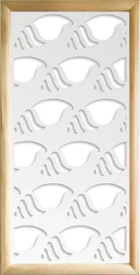 Produktbild von HERMITCRAB - Moduli Decorativi in holz e PVC 73x148 cm weiß