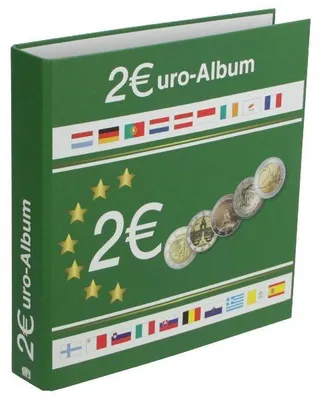 Produktbild von Münzensammelalbum für alle 2 Euromünzen. Für 80 Münzen