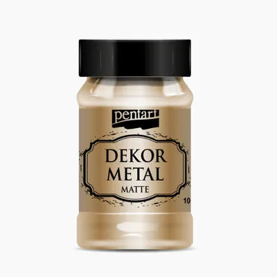 Obrázok produktu pre PENTART Decor Metal Matt, 100 ml, bronzová