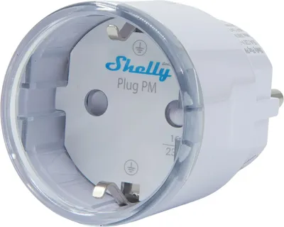 Produktbild von SHELLY WLAN-Steckdose Plug PM Gen3, weiß
