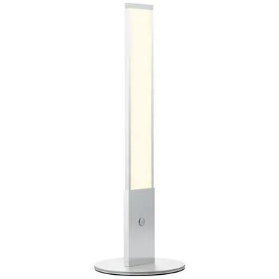 Produktbild von Brilliant LED Tischleuchte "Entrance" alu weiß 9W 3000K Warmweiß mit Touch dimmer